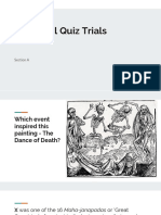 Historical Quiz Trials