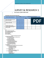 Survey Research 1 and 2 Jun 2019