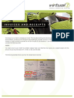 Invoices and Receipts for Travel