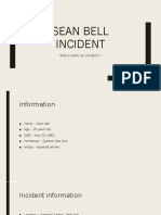 Sean Bell Update