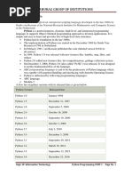 Python Programming Notes - UNIT-I