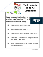 Text To Media (Ttom) Connections: Created by D. Bucci