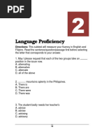 Language Proficiency 