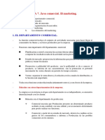 TEMA 7. Área Comercial. El Marketing.