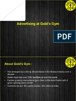 Gold's Gym Presentation