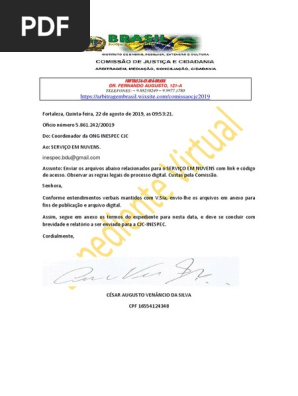 Ofício Número 5.861.242.20019 Nuvens