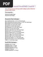 How To Install SeedDMS CentOS 7