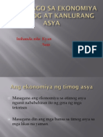 Pagbabago Sa Ekonomiya NG Timog at Kanlurang Asya