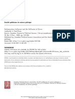 Parliamentary Influence and the Diffusion of Power: How Interest Groups and Agencies are Enhancing the Role of Parliament in Canada