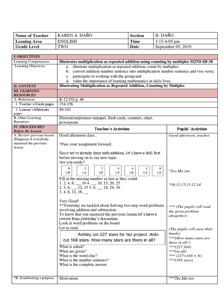 2nd Cot Math PDF Applied Psychology Education Theory