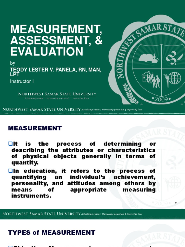 Measurement and Evaluation in Education | PDF | Educational Assessment ...