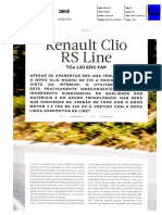 NOVO RENAULT CLIO R.S. LINE TCe 130 EDC NA "AUTODRIVE"