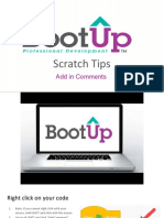 Scratch Tips: Add Comments to Code