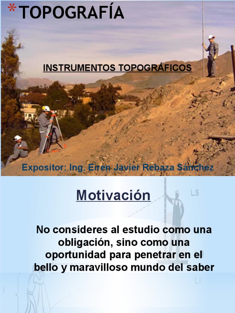 Instrumentos Topograficos | PDF | Equipo | Observación científica