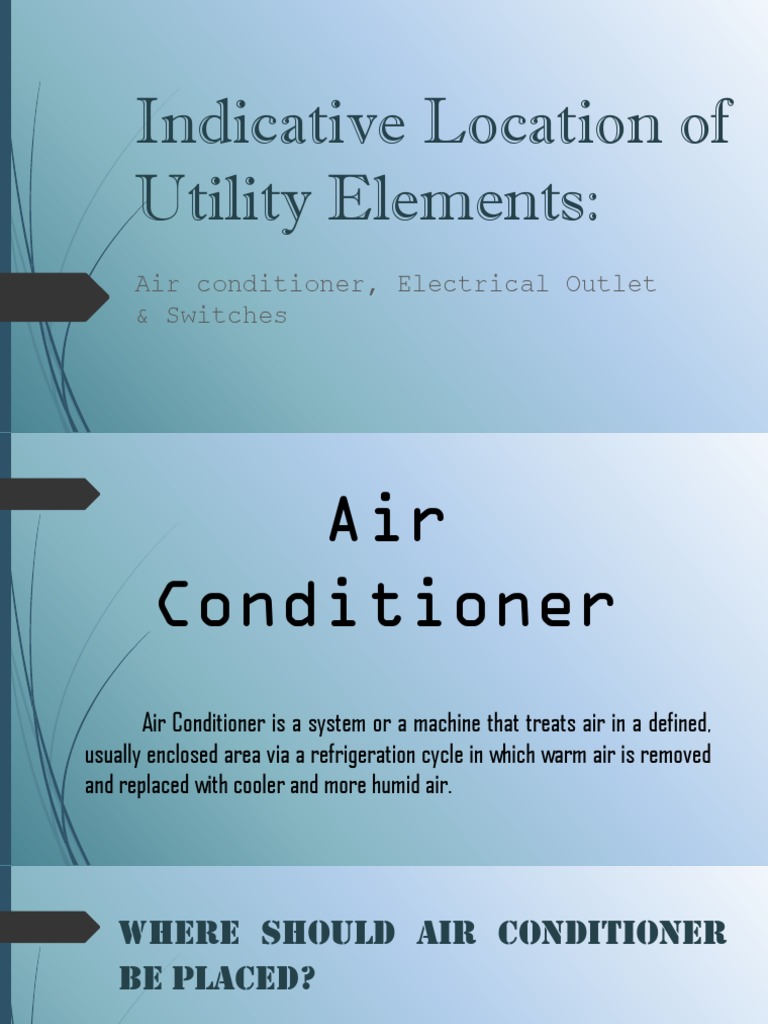 Air Conditioner Outlet Height Guidelines | PDF | Air Conditioning | Switch