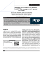 Multidrug-Resistant and Extensively Drug-Resistant Tuberculosis - Management in Special Situations