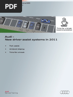 Audi - New Driver Assist Systems in 2011: For Internal Use Only