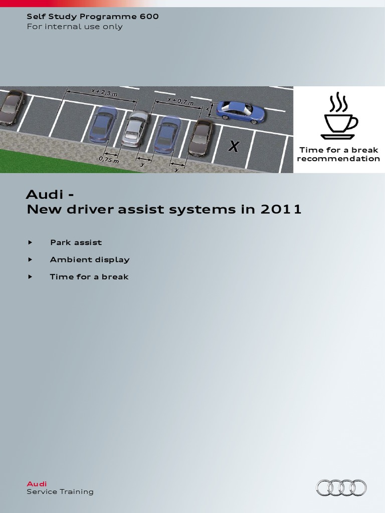 Audi - New Driver Assist Systems in 2011: For Internal Use Only | PDF ...