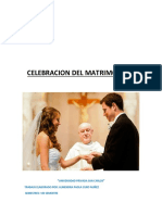 Celebracion Del Matrimonio