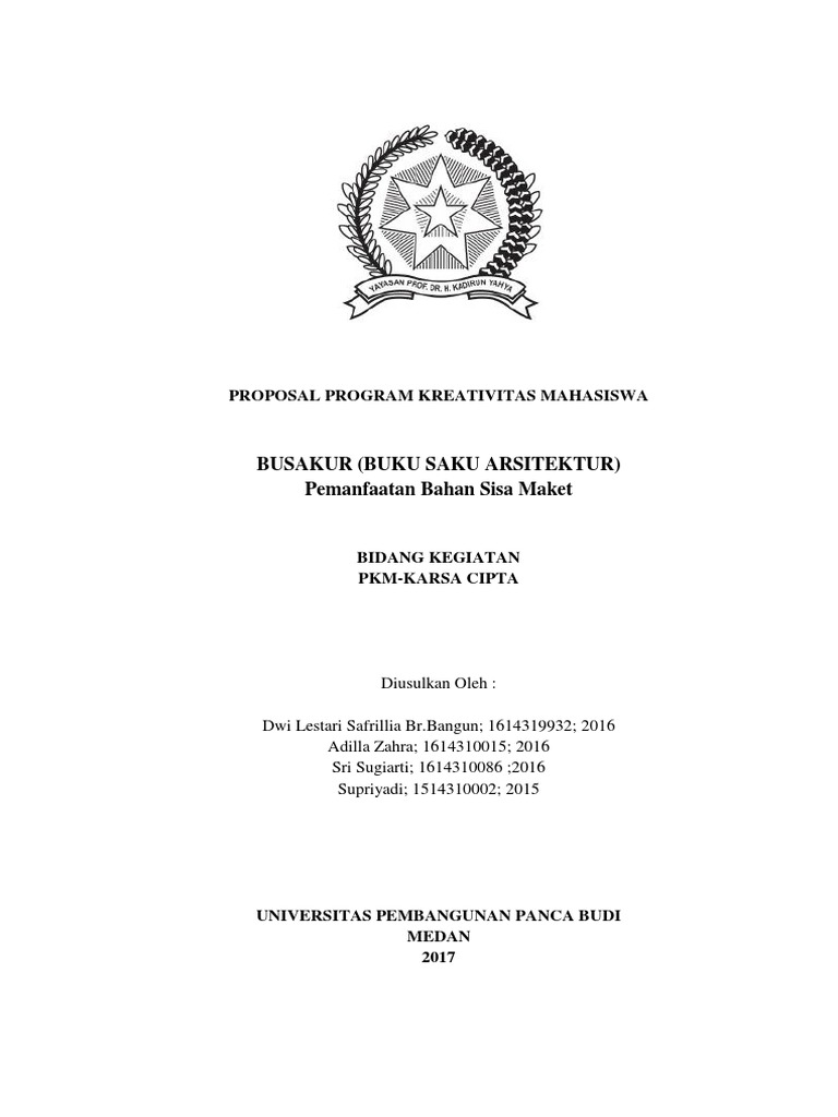 PKM-KC 2017 Dwi | PDF | Seni | Sains & Matematika