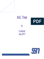 AVL Tree: by P.Vasuki Aug 2017