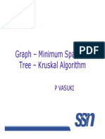 Graph - Minimum Spanning Tree - Kruskal Algorithm