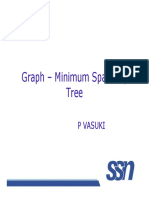 Graph - Minimum Spanning Tree Tree: P Vasuki