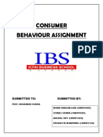 Consumer Behaviour Assignment-Dress