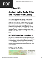 Clearias Ancient India: Early Cities and Republics (Ncert) : Ncert History Text: Standard 6