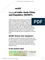 Clearias Ancient India: Early Cities and Republics (Ncert) : Ncert History Text: Standard 6