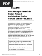 Post Mauryan Trends in Indian Art and Architecture (Indian Culture Series - NCERT)