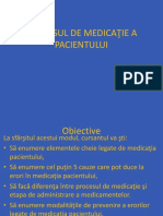 Procesul de Medicaţie A Pacientului