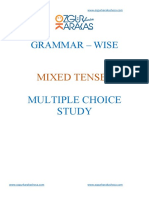Mixed Tenses Multiple Choice