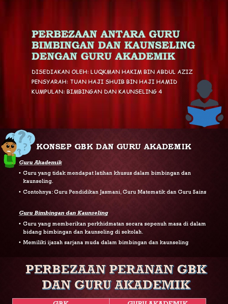 Perbezaan Guru Kaunseling Dengan Guru Biasa Pdf