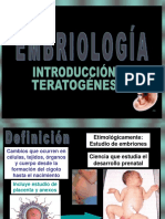  Clase de Teratogenesis