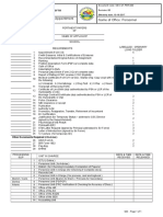 Sdo QF Per 020 Checklist On Original Appointment