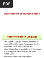 Development of Modern English