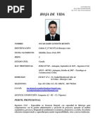 OSCAR DARIO LONDOÑO RENDON - Hoja de Vida. ING - CIVIL+