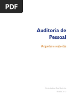 Auditoria de Pessoal - Perguntas e Respostas - 2013 - CGU.pdf