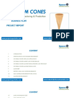 Ice Cream Cones Manufacturing and Production Project Report