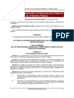 Ley Para La Celebración de Espectáculos Públicos en El Distrito Federal