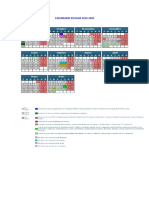 Calendario escolar 19-20