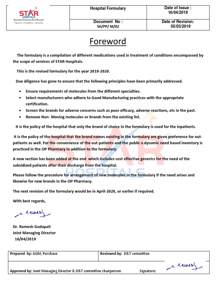 Formulary Pdf Magnesium Pharmacy