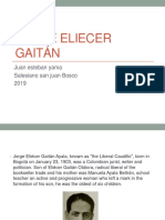 Jorge Eliecer Gaitán: Juan Esteban Yama Salesiano San Juan Bosco 2019