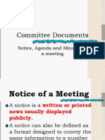 Committee Documents For CSEC EDPM