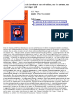 Le Pouvoir de La Volont Sur Soi Mme Sur Les Autres Sur Paul Clmentjagotbelenosdesmilliersdelivresaveclalivraisonchezvous
