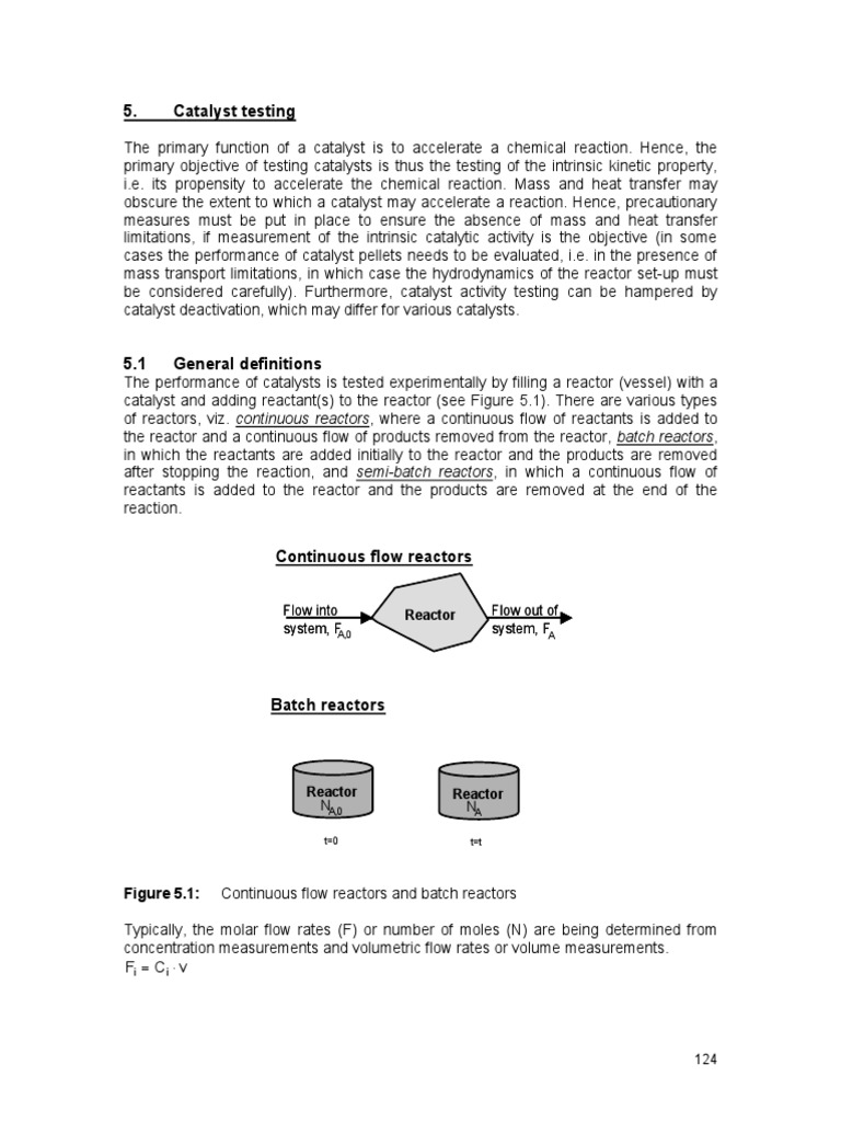 Introduction To Catalysis Cp5 | Download Free PDF | Chemical Reactor ...
