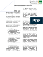 Intervención de Funciones Ejecutivas en Usuarios Con TEC