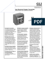 Technology For Solutions Dissolved Oxygen Transmitter Data Sheet