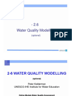 Course 2_6 _Water Quality Modelling